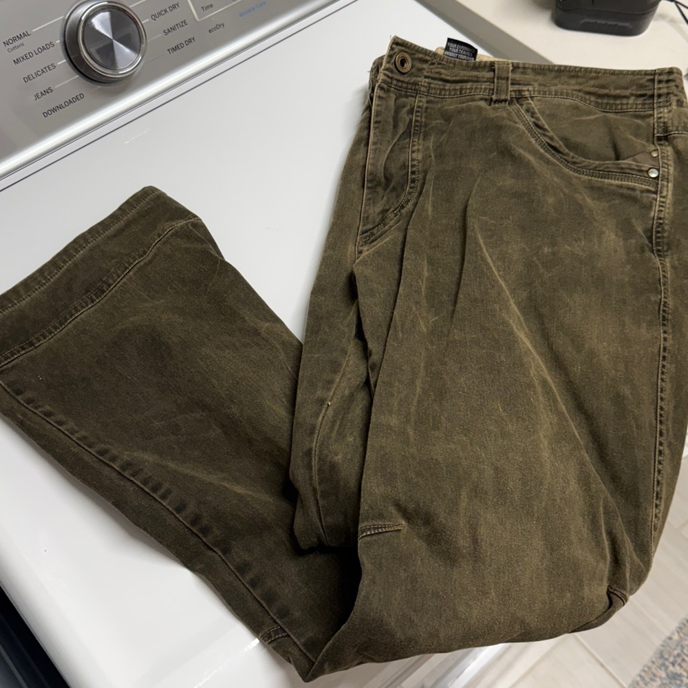 Kuhl Mens 40x31 Easy Rydr Vintage Patina Dye Hiking Outdoors 5 Pocket Pants